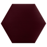 Polsterte Blende in Bordeauxrot